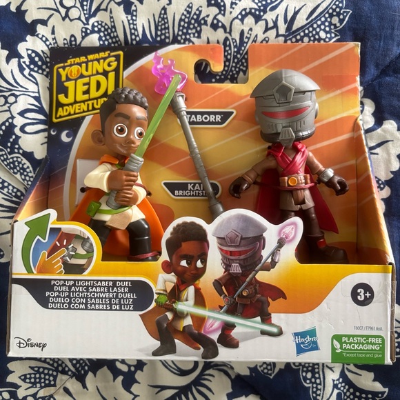 Hasbro Star Wars Duello Con Spada Laser Pop-up - Action Figure Kai Brightstar E Taborr 10cm - Giocattoli Young Jedi Adventures - 4